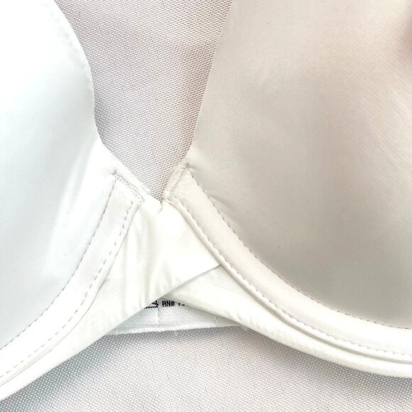 Maidenform One Fab Fit Demi Underwire T-Shirt Bra 36A White DM7543 NWT - Picture 3 of 9